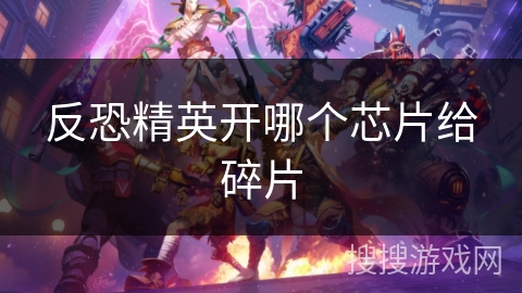 反恐精英开哪个芯片给碎片