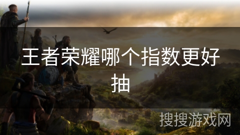 王者荣耀哪个指数更好抽