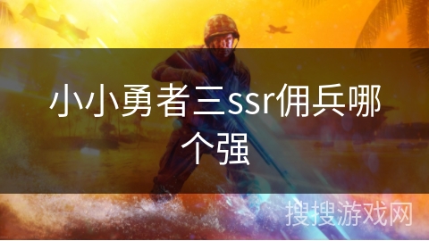 小小勇者三ssr佣兵哪个强