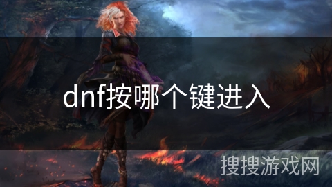 dnf按哪个键进入