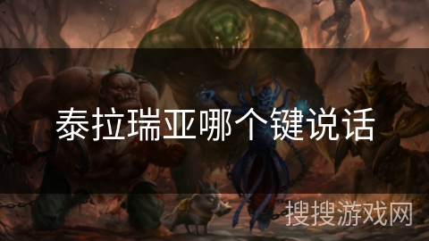 泰拉瑞亚哪个键说话