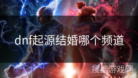 dnf起源结婚哪个频道