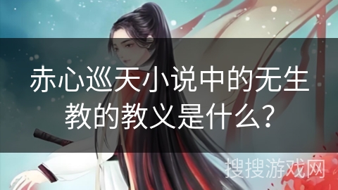 赤心巡天小说中的无生教的教义是什么？