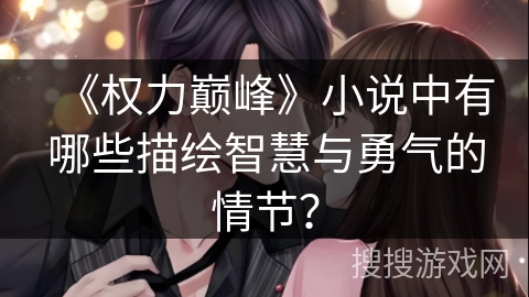 《权力巅峰》小说中有哪些描绘智慧与勇气的情节？