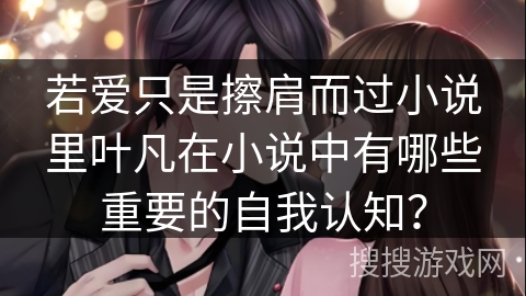 若爱只是擦肩而过小说里叶凡在小说中有哪些重要的自我认知? 若爱只是擦肩而过小说里叶凡在小说中有哪些重要的自我认知?