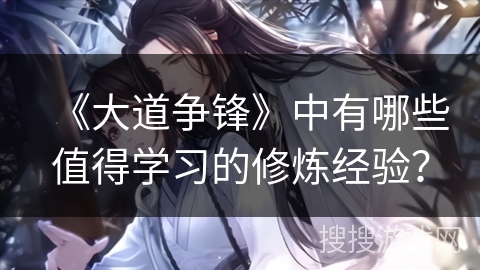 《大道争锋》中有哪些值得学习的修炼经验？