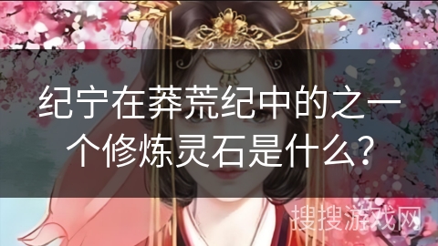 纪宁在莽荒纪中的之一个修炼灵石是什么？