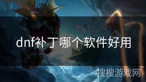 dnf补丁哪个软件好用