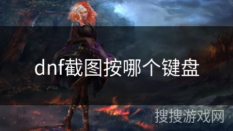 dnf截图按哪个键盘