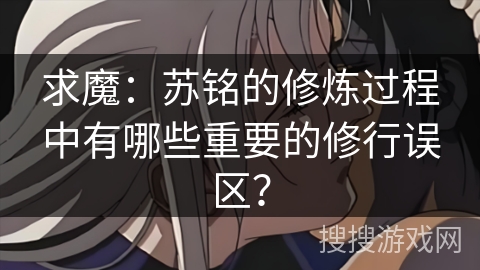 求魔：苏铭的修炼过程中有哪些重要的修行误区？