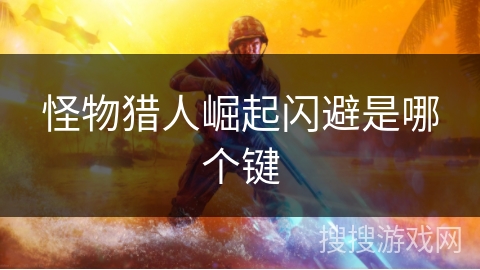 怪物猎人崛起闪避是哪个键