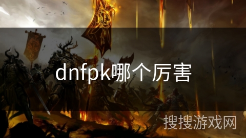 dnfpk哪个厉害
