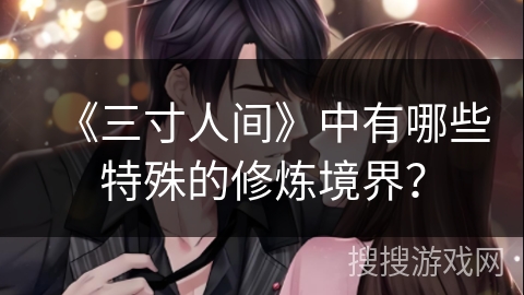 《三寸人间》中有哪些特殊的修炼境界？