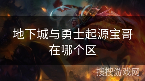 地下城与勇士起源宝哥在哪个区