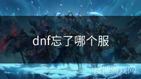 dnf忘了哪个服