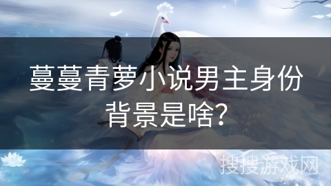 蔓蔓青萝小说男主身份背景是啥？