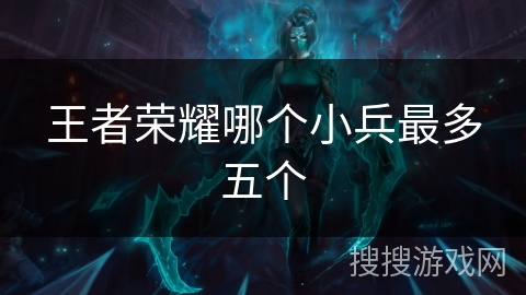 王者荣耀哪个小兵最多五个