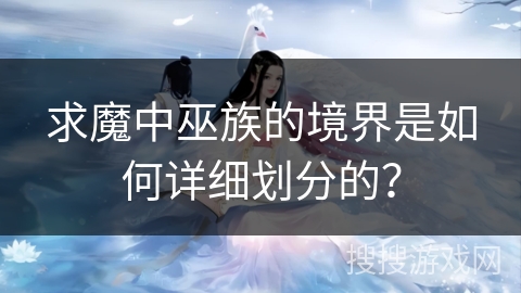 求魔中巫族的境界是如何详细划分的？