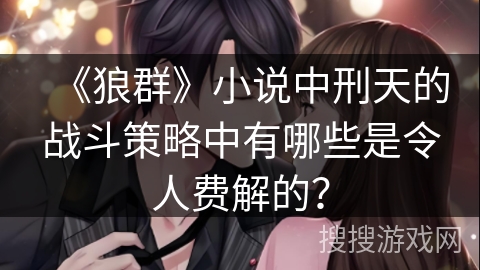 《狼群》小说中刑天的战斗策略中有哪些是令人费解的？