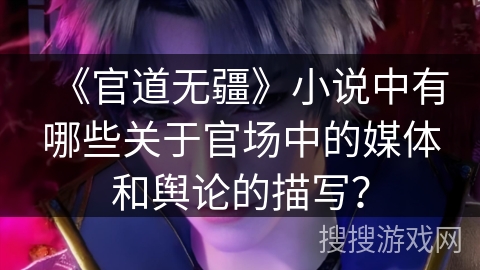 《官道无疆》小说中有哪些关于官场中的媒体和舆论的描写？