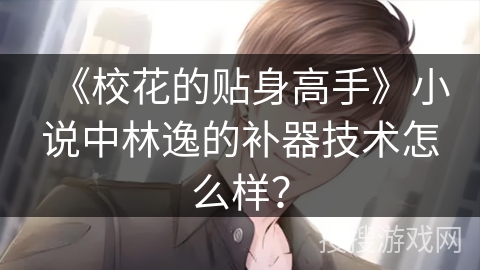 《校花的贴身高手》小说中林逸的补器技术怎么样？