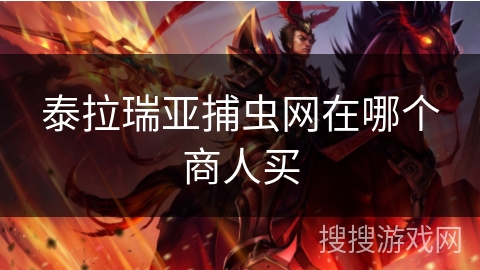 泰拉瑞亚捕虫网在哪个商人买