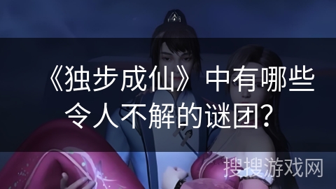 《独步成仙》中有哪些令人不解的谜团？