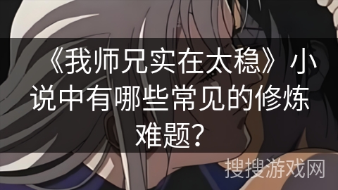 《我师兄实在太稳》小说中有哪些常见的修炼难题？