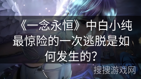 《一念永恒》中白小纯最惊险的一次逃脱是如何发生的？