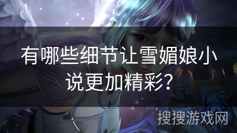 有哪些细节让雪媚娘小说更加精彩？