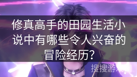 修真高手的田园生活小说中有哪些令人兴奋的冒险经历？