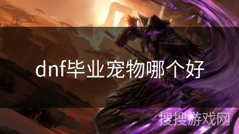 dnf毕业宠物哪个好