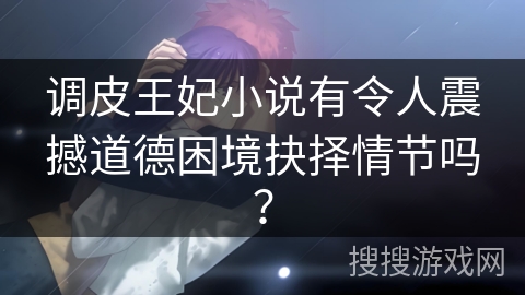 调皮王妃小说有令人震撼道德困境抉择情节吗？