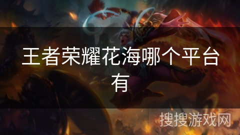 王者荣耀花海哪个平台有
