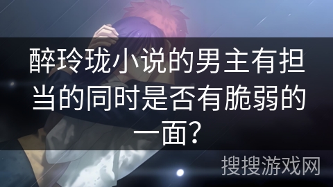 醉玲珑小说的男主有担当的同时是否有脆弱的一面？