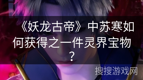 《妖龙古帝》中苏寒如何获得之一件灵界宝物？