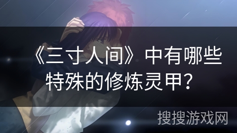 《三寸人间》中有哪些特殊的修炼灵甲？