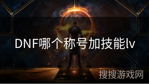 DNF哪个称号加技能lv