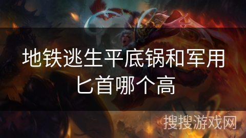 地铁逃生平底锅和军用匕首哪个高