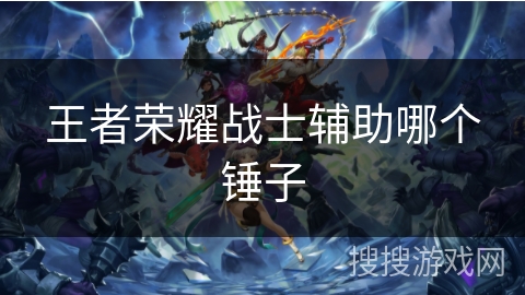 王者荣耀战士辅助哪个锤子