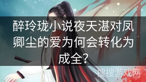 醉玲珑小说夜天湛对凤卿尘的爱为何会转化为成全？