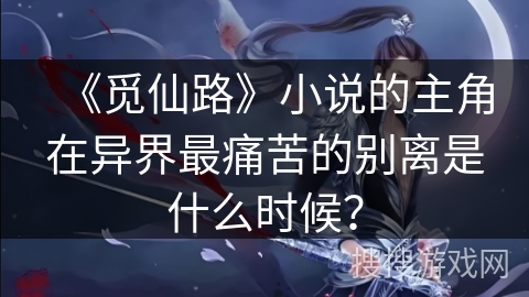 《觅仙路》小说的主角在异界最痛苦的别离是什么时候？