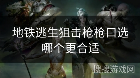 地铁逃生狙击枪枪口选哪个更合适 地铁逃生狙击枪枪口选哪个更合适