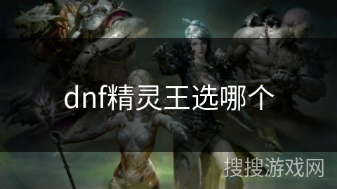 dnf精灵王选哪个