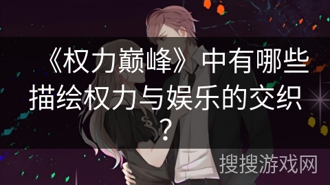 《权力巅峰》中有哪些描绘权力与娱乐的交织？