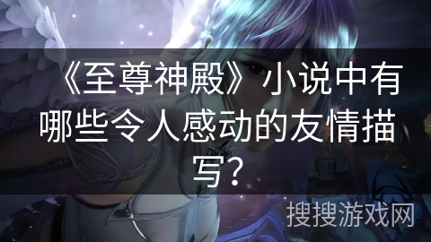 《至尊神殿》小说中有哪些令人感动的友情描写？
