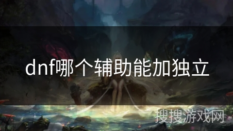 dnf哪个辅助能加独立