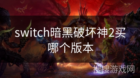 switch暗黑破坏神2买哪个版本