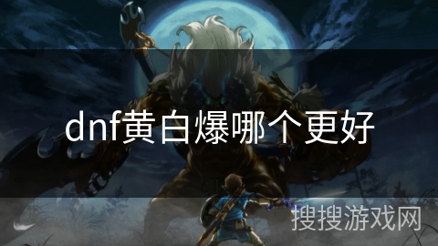 dnf黄白爆哪个更好