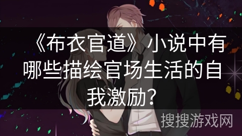 《布衣官道》小说中有哪些描绘官场生活的自我激励？